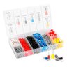 Kit Terminal Ilhós Elétrico Sortido 1250 Peças Cores Variada Manutenção Residencial e Automotiva - 1