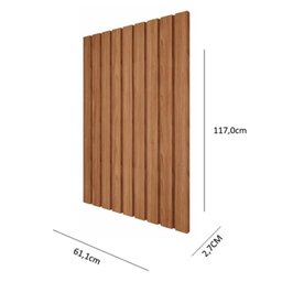 Painel Ripado 60x117cm - Freijo - 1