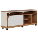 Ver imagem 1 de Rack para Tv 65 Polegadas Veneza Freijó Off White Matte
