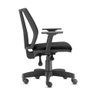 Cadeira Addit Tela Preta Assento C01 Com Braco Mecanismo - Frisokar - 5