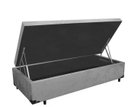 Ver imagem 1 de Cama Box Baú Solteiro Cinza Suede 88 x 188