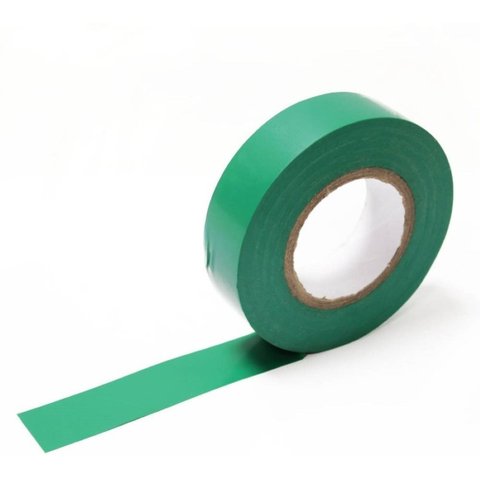 Kit 10 Fita Isolante Verde 10 Metros X 19mm