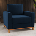 Ver imagem 1 de Poltrona Lizzie Azul - Casa Giulia