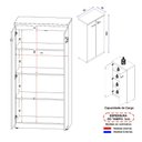 Ver imagem 4 de Armário de Escritório 80cm 2 Portas com Chave Multimóveis CR25294
