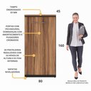 Ver imagem 3 de Armário de Escritório 80cm 2 Portas com Chave Multimóveis CR25294