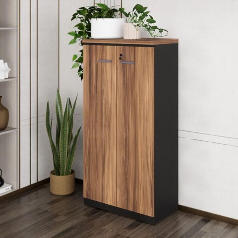 Armário de Escritório 80cm 2 Portas com Chave Multimóveis CR25294 