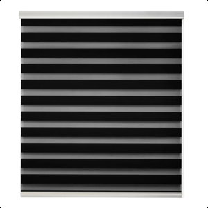 Persiana Rolo Double Vision Zebra 1,80l X 1,60a Preto