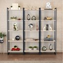 Ver imagem 1 de Estante de Livros Industrial Aço 180CMX187CM Kit 3 Estantes 5 Prateleiras Active Yescasa