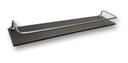 Ver imagem 1 de Prateleira Reta C/ Grade 50x10 Cm - 8mm - Fume
