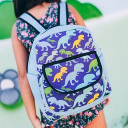 Mochila Infantil Bolsa Pequena Passeio 22x25 Dinossauro - 3