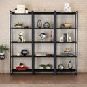 Ver imagem 1 de Kit 3 Estantes para Livros Industrial Aço 5 Prateleiras 187cmx180cm Active Yescasa