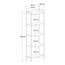 Ver imagem 3 de Kit 3 Estantes para Livros Industrial Aço 5 Prateleiras 187cmx180cm Active Yescasa