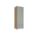 Ver imagem 2 de Armário Multiuso Marquesa 2 Portas 2 Gavetas MDF 70cm Verde Nesher