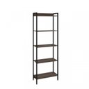 Ver imagem 7 de Estante de Livros Industrial Aço 180CMX187CM Kit 3 Estantes 5 Prateleiras Active Yescasa Marrom/Nogal