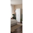 Ver imagem 2 de Guarda-roupa Modular 2p com Nichos 1012 Branco