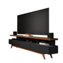 Ver imagem 5 de Rack com Painel para TV até 72 Polegadas MDF 180cmx195cm Pés em Madeira Maciça Vivare