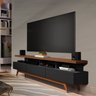 Rack com Painel para TV até 72 Polegadas Pés em Madeira Maciça Vivare - 4