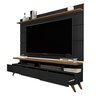 Rack com Painel para TV até 72 Polegadas Pés em Madeira Maciça Vivare - 2