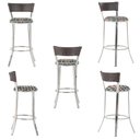 Ver imagem 5 de Conjunto com 2 Banquetas em Alumínio, Fibra Sintética e Tecido Impermeável Tc Zanutto Tabaco