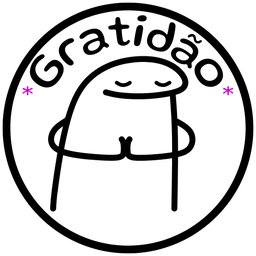 Adesivo Gratidão Flork Embalagem 3cm Redondo 200 Und - 1