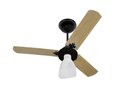 Ver imagem 2 de Ventilador de Teto Venti-delta Light Inverter Preto 3 Pás Freijó Bivolt