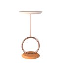 Ver imagem 3 de Mesa de Apoio Lateral Canto Fanny Maior Madeira com Estrutura Metal