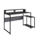 Ver imagem 2 de Mesa Gamer Escrivaninha Ryze 4500 135cm Preto e Grafite