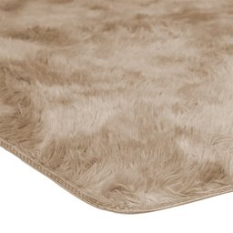 Tapete para Sala Felpudo 200x140cm Nude Peludo 40mm Casen - 3 Tapete para Sala Felpudo 200x140cm Nude Peludo 40mm Casen - 3