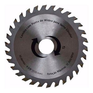 Kit 2 Discos de Serra Circular com 30 Dentes 110mm