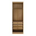 Ver imagem 2 de Modulo Rizon 2 Portas 3 Gav 100% Mdf Camaru Fendi