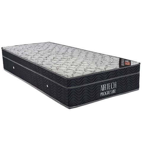 Colchão Solteiro Ortobom Airtech Progressive Molas Nanolastic Eps D26 88X188X35