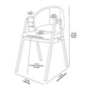 Ver imagem 4 de Kit 6 Cadeiras para Mesa de Jantar Moderna Courino - Balaqui Cor:marrom Claro