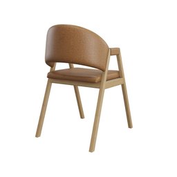 Kit 6 Cadeiras para Mesa de Jantar Moderna Courino - Balaqui Cor:marrom Claro - 7