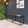 Conjunto Mesa de Jantar 4 Lugares e 2 Bancos Steel Wood Placa e Ponto - 10