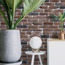 Ver imagem 2 de Papel de Parede Adesivo Tijolo Marrom Escuro e Preto 12m