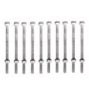 Ver imagem 1 de Kit 10 Parafuso Galv Fogo Poste Padrao 12x200mm 1/2x8" M12