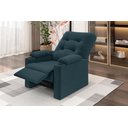 Ver imagem 1 de Poltrona Columbia Retrátil/reclinável Porta Copos Suede Xflex Sofás