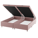 Ver imagem 1 de Base Box Bau King Size Ravena (43x193x203cm) Turkey Rose - Casa Giulia