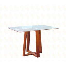 Sala de Jantar Madeira Maciça 1,20x0,80 com 4 Cadeiras - Pedro - Art Salas - 2