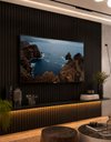 Ver imagem 1 de Painel para TV até 85 Ripado com LED Serena 230 cm Sala Cor:Grafite