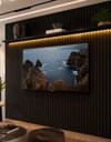 Ver imagem 2 de Painel para TV até 85 Ripado com LED Serena 230 cm Sala Cor:Grafite