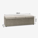 Ver imagem 4 de Conj Quarto Cabeceira Recamier Bau Lais 6746 King