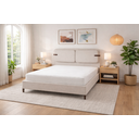 Ver imagem 3 de Cama Estofada 1.60m Queen Grande para Quarto de Casal Luxo Bege