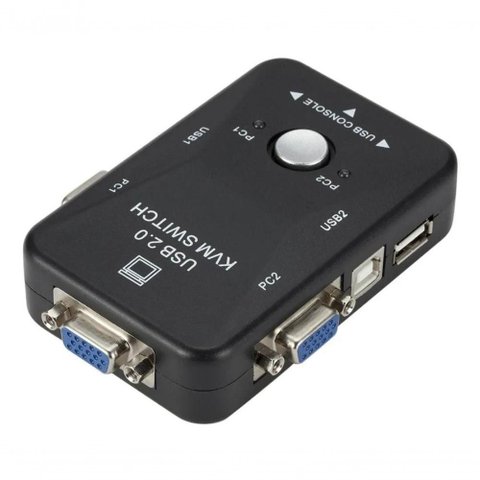 Chaveador Kvm Switch 2 Portas - 2 Cpu na Mesma Estação-monitor