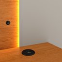 Ver imagem 3 de Painel Box Casal Espanha com LED e USB Embutido Tcil