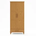 Ver imagem 3 de Guarda-Roupa de Bebê em Madeira Maciça com 2 Portas 1 Gaveta Cool Espresso Móveis