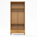 Ver imagem 2 de Guarda-Roupa de Bebê em Madeira Maciça com 2 Portas 1 Gaveta Cool Espresso Móveis