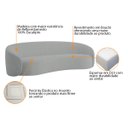 Ver imagem 6 de Kit Sofá 3 Lugares 200cm e Poltrona Orgânica Luxo Recepção Amore Bouclé