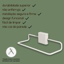 Ver imagem 2 de Porta Toalha de Rosto - Organizador de Banheiro - Linha Premium