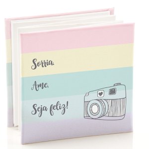 Album Sanfonado Sorria Ame Seja Feliz 10X10 12F- Ical 901